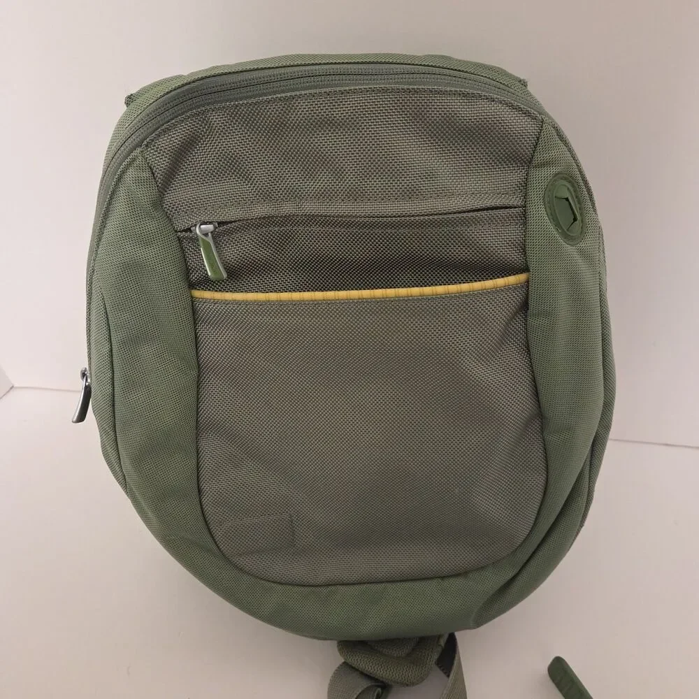 Tumi Tech Backpack Shoulder Bag Sling Nylon Green 5104LCH